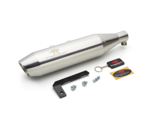 Image Red Rooster Rumbler Max–Polish Exhaust for RE Hunter 350