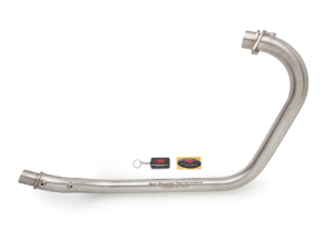 Image Red Rooster Vertex Header Pipes – Matte for Royal Enfield Scram 411