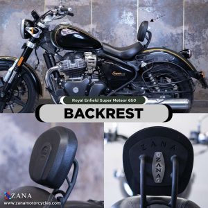 Image ZANA Rider Backrest Compatible with luggage rack for Super meteor 650 ZI-8296