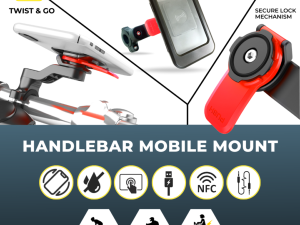Image Twist & Go Handle Bar Phone Mount – Route95