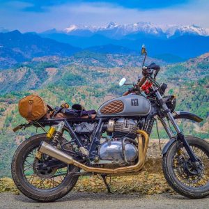 Image Royal Enfield- 2 x 1 Full System Exhaust with FAT CAN – Interceptor 650 / Continental GT 650 – SS Motocorp