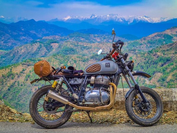 Image Royal Enfield- 2 x 1 Full System Exhaust with FAT CAN – Interceptor 650 / Continental GT 650 – SS Motocorp