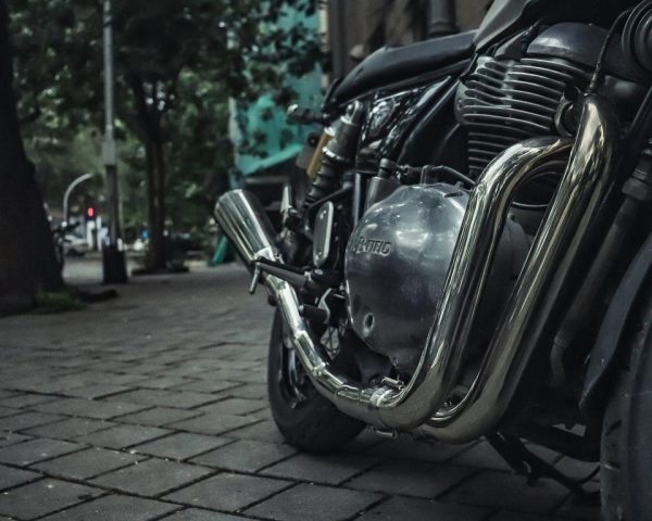 Image Royal Enfield- 2 x 1 Full System Exhaust with FAT CAN – Interceptor 650 / Continental GT 650 – SS Motocorp