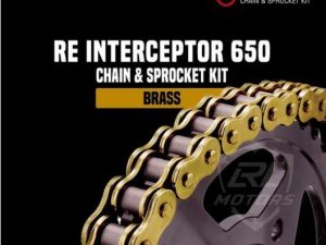 Image Royal Enfield Interceptor 650/ Continental GT 650 Rolon Brass chain sprocket kit HAXRC 323NF