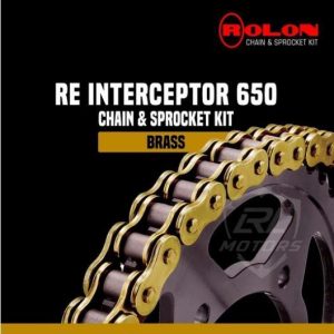 Image Royal Enfield Interceptor 650/ Continental GT 650 Rolon Brass chain sprocket kit HAXRC 323NF