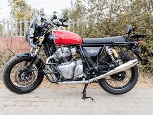 Image Saddle Stay Texture Matt Black for GT & Interceptor 650 by ZANA-ZI-5018