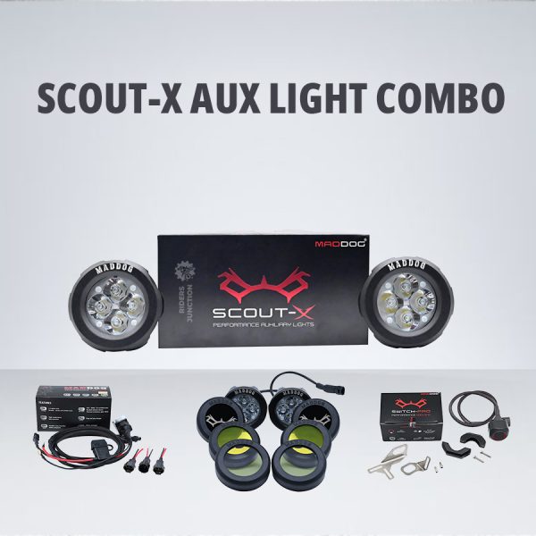 Image Maddog Scout-X Auxiliary Lights Pro Combo for Bikes – New 2024