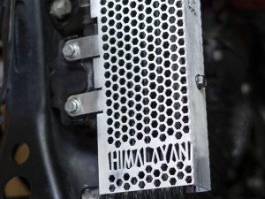 Image Silver Radiator Guard Honeycomb for Scram 411 & Himalayan BS-3/4/6-(Full) by ZANA-ZI-8208