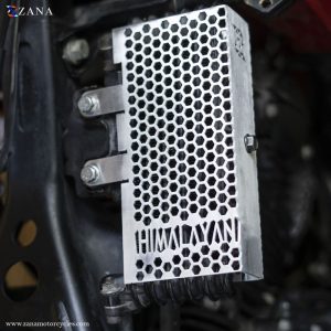 Image Silver Radiator Guard Honeycomb for Scram 411 & Himalayan BS-3/4/6-(Full) by ZANA-ZI-8208