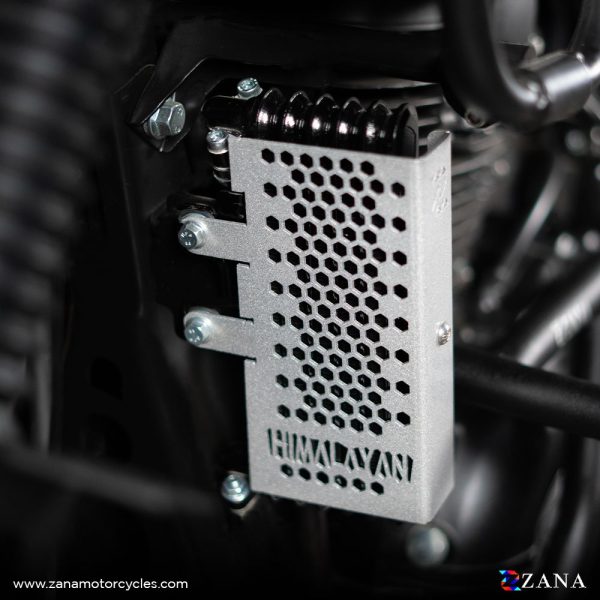 Image Silver Radiator Guard Honeycomb for Scram 411 & Himalayan BS-3/4/6-(Half) by ZANA-ZI-8207