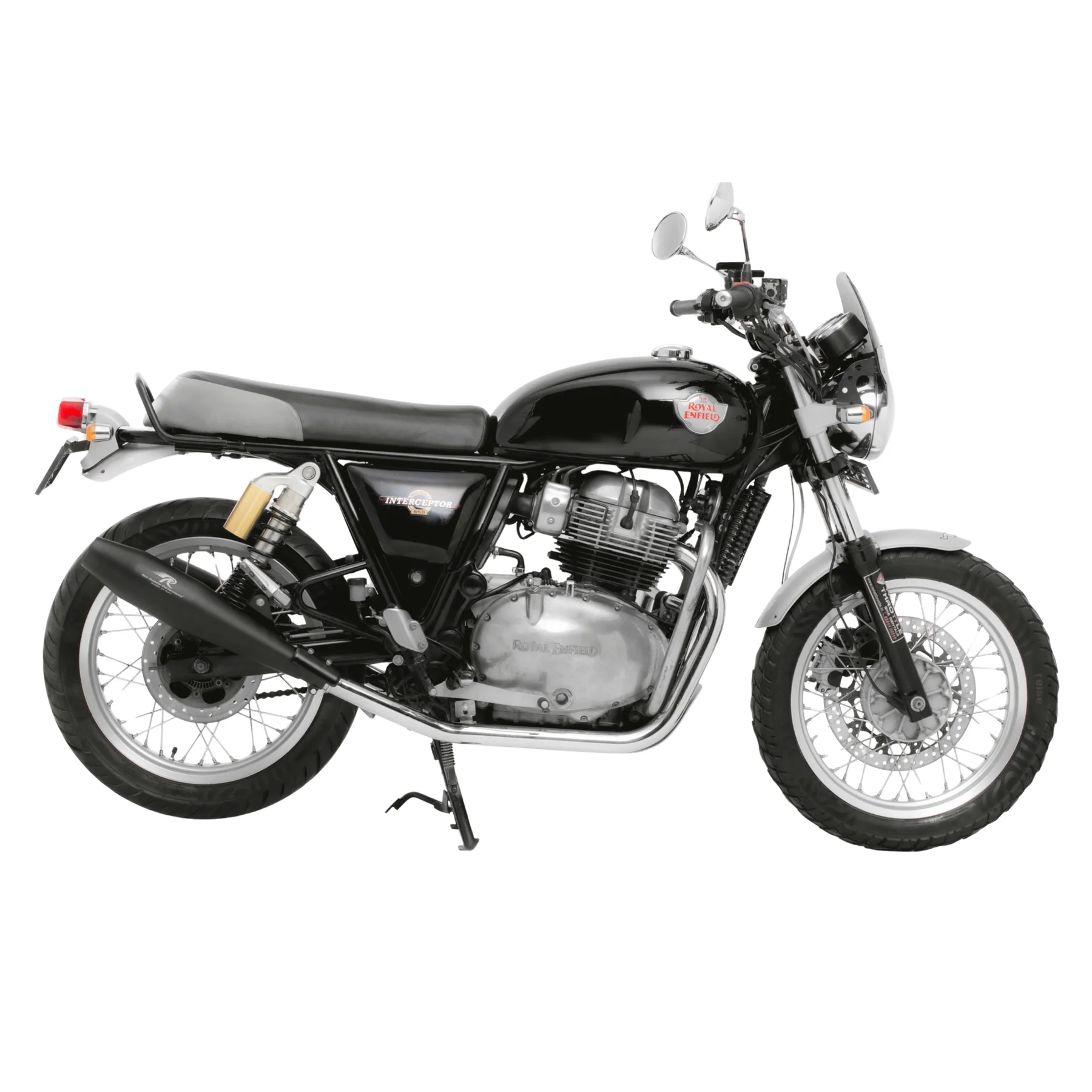 Red Rooster Stellar Exhaust for Interceptor/Continental GT650 – Black Matte — изображение 2