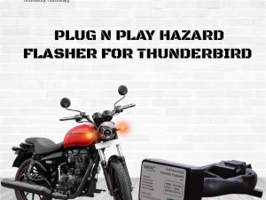 Image SIMTAC Plug & Play Hazard Module [V4.0] for RE Thunderbird (BS4/BS6) Till 2020 Hazard Flasher/Adapter/Module-RE-WS4