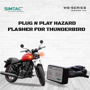 Image SIMTAC Plug & Play Hazard Module [V4.0] for RE Thunderbird (BS4/BS6) Till 2020 Hazard Flasher/Adapter/Module-RE-WS4