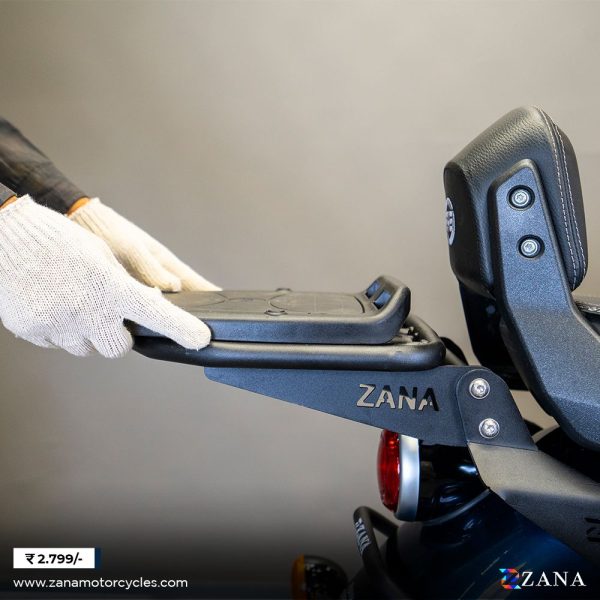 Image Top Rack Compatible with Royal Enfield Backrest for Super Meteor 650 by ZANA-ZI-8350