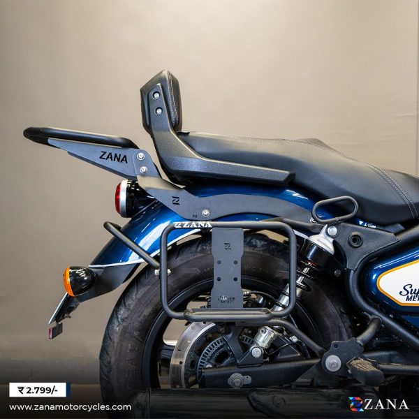 Image Top Rack Compatible with Royal Enfield Backrest for Super Meteor 650 by ZANA-ZI-8350