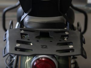 Image Top Rack Sheet Metal with Pillion Backrest for Super Meteor 650 by ZANA-ZI-8321B