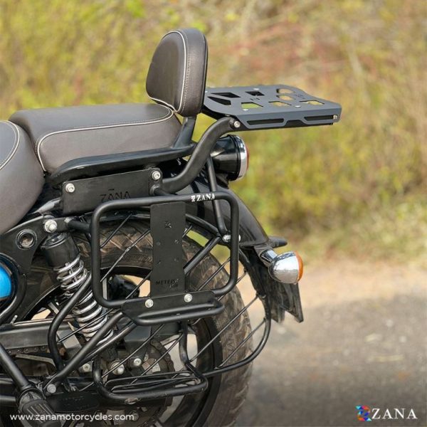 Image ZANA Top Rack With Plate Type-1 For Royal Enfield Meteor 350 – ZI-8399