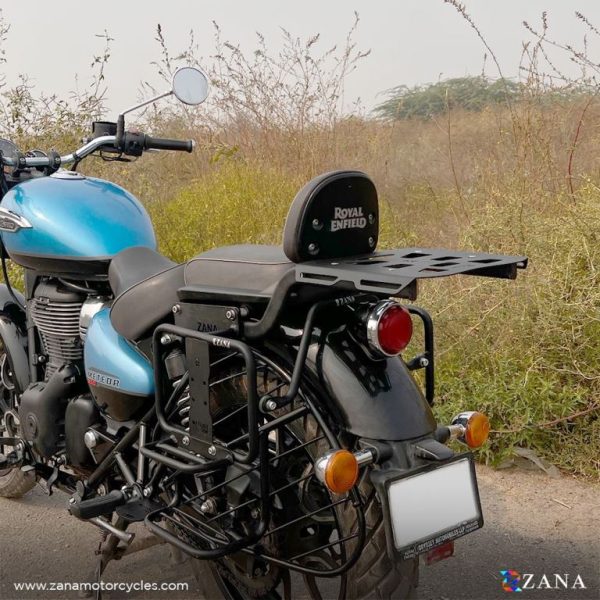 Image ZANA Top Rack With Plate Type-1 For Royal Enfield Meteor 350 – ZI-8399