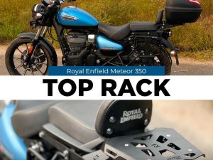Image ZANA Top Rack with Plate Sheet Metal Type-2 For Royal Enfield Meteor 350 – ZI-8400