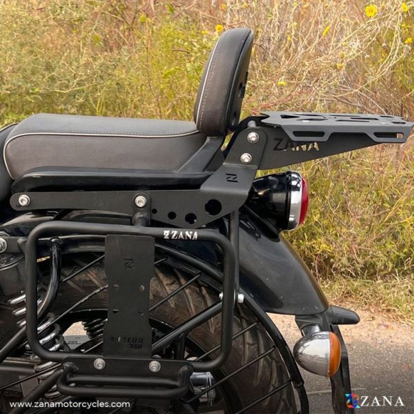 Image ZANA Top Rack with Plate Sheet Metal Type-2 For Royal Enfield Meteor 350 – ZI-8400