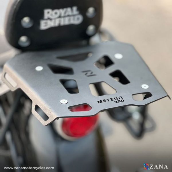 Image ZANA Top Rack with Plate Sheet Metal Type-2 For Royal Enfield Meteor 350 – ZI-8400