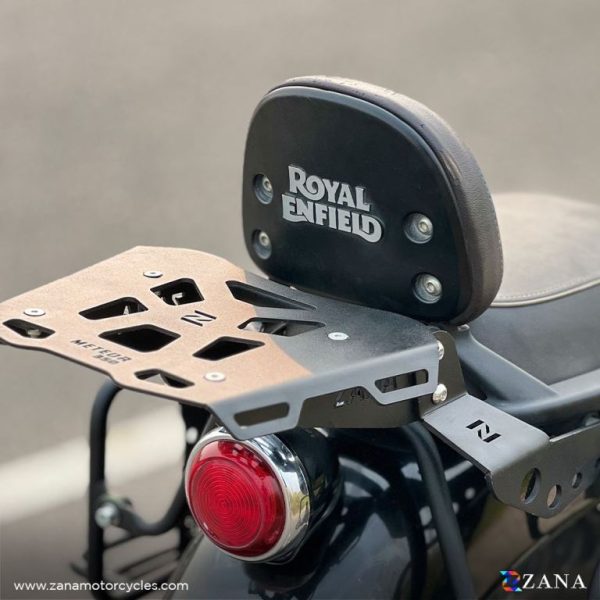 Image ZANA Top Rack with Plate Sheet Metal Type-2 For Royal Enfield Meteor 350 – ZI-8400