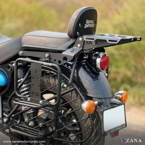 Image ZANA Top Rack with Plate Sheet Metal Type-2 For Royal Enfield Meteor 350 – ZI-8400