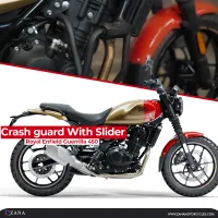 Image ZANA Crash Guard for Guerrilla 450 (with Puck Black Texture Mild Steel) – Type-2 (Coming Soon) – ZI-8520