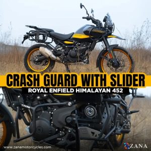 Image ZANA Crash Guard for Himalayan 450 (with Slider Black Texture Mild Steel) Type-2 – ZI- 8434