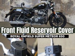 Image ZANA Front Fluid Reservoir Cover Aluminum for Super Meteor 650 – ZI-8403