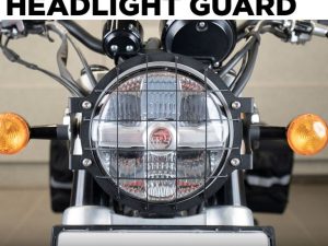 Image ZANA Headlight Guard Type-1 Black Stainless-steel For Super Meteor 650 – ZI-8379