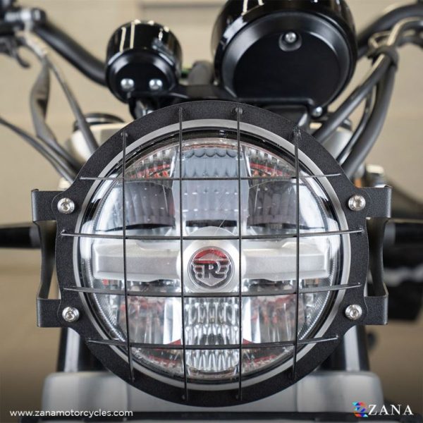 Image ZANA Headlight Guard Type-1 Black Stainless-steel For Super Meteor 650 – ZI-8379