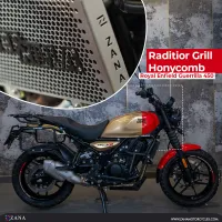 Image ZANA Radiator Grill With Logo for Guerrilla 450 (Honeycomb Silver) – Type-3 (Coming Soon) – ZI-8527