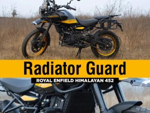 Image ZANA Radiator Guard Aluminium Black For Himalayan 450 – ZI-8438