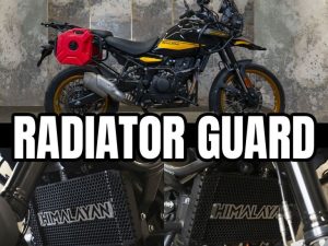 Image ZANA Radiator Guard Black with Himalayan Logo for Himalayan 452 – ZI-8444