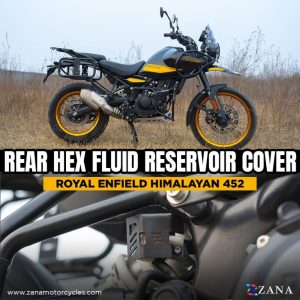 Image ZANA Rear Hex Fluid Reservoir Aluminium Cover For Himalayan 452 – ZI-8441