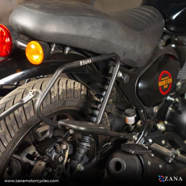 ZANA Saddle Stay Mild Steel with exhaust shield Black For Royal Enfield Hunter 350 – ZI-8325 — изображение 4