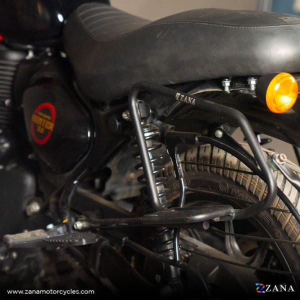 ZANA Saddle Stay Mild Steel with exhaust shield Black For Royal Enfield Hunter 350 – ZI-8325 — изображение 5