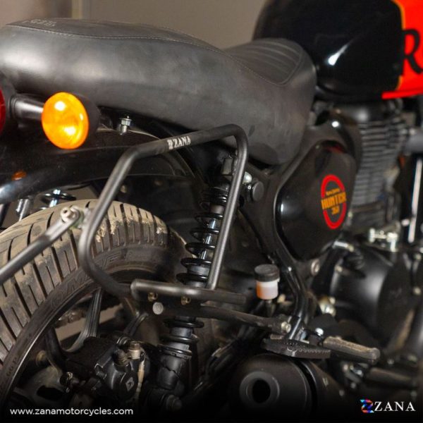ZANA Saddle Stay Mild Steel with exhaust shield Black For Royal Enfield Hunter 350 – ZI-8325 — изображение 6