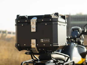 Image ZANA Top Box for RE Guerrilla 450 L-Flat Black Aluminium (45 litre) – ZI-TB-010