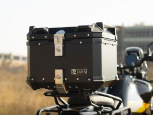 Image ZANA Aluminium Top Box 45L – L-FLAT – Black – ZI-TB-010