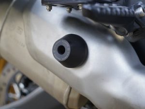 Image Aluminium Exhaust Protector for Himalayan 450 – Carbon Racing