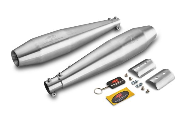 Image Red Rooster Performance Stellar Exhaust for Royal Enfield Interceptor 650/ GT 650 – Matte