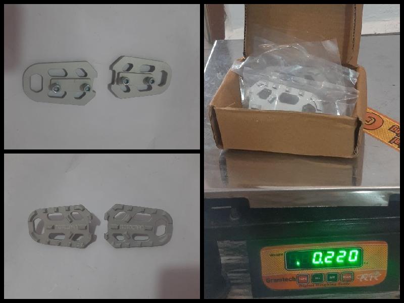 Anti Slip Foot Peg for Royal Enfield Interceptor 650 – Silver — изображение 5
