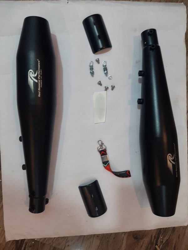 Red Rooster Performance Stellar Exhaust for Interceptor/Continental GT650 – Black Matte — изображение 2