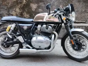Royal Enfield-2 x 1 Full System Exhaust with SHORT CAN – Interceptor 650 / Continental GT 650 – SS Motocorp