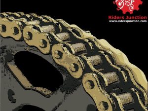 Image RE Thunderbird 500 Brass Chain Sprocket kit BSORC CL273-TB 500CC/X/Stealth Black