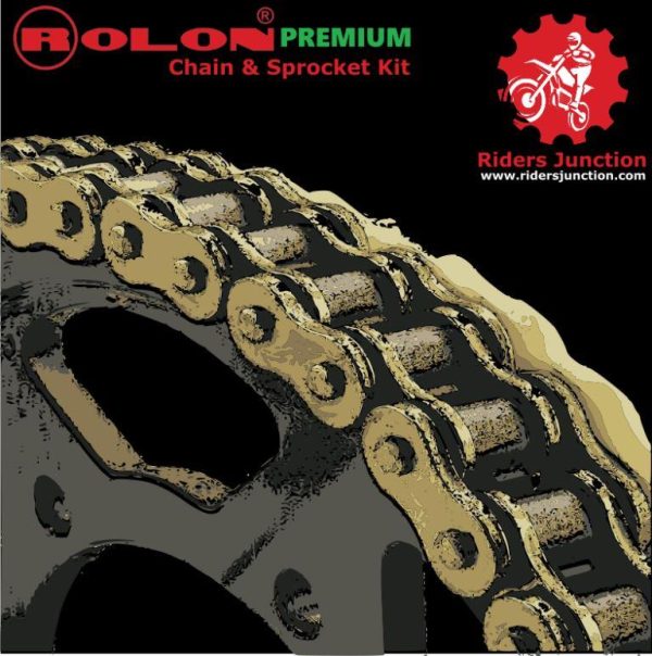 Image RE Thunderbird 500 Brass Chain Sprocket kit BSORC CL273-TB 500CC/X/Stealth Black