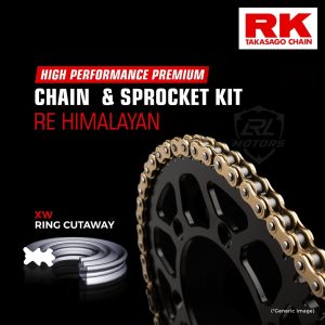 Image Royal Enfield Himalayan Brass Chain Kit ( RK Japan)