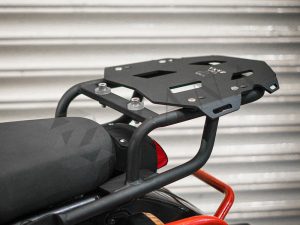Image Toprack T-1 With Aluminium Plate Matt Black For Himalayan-ZANA – ZI-8038